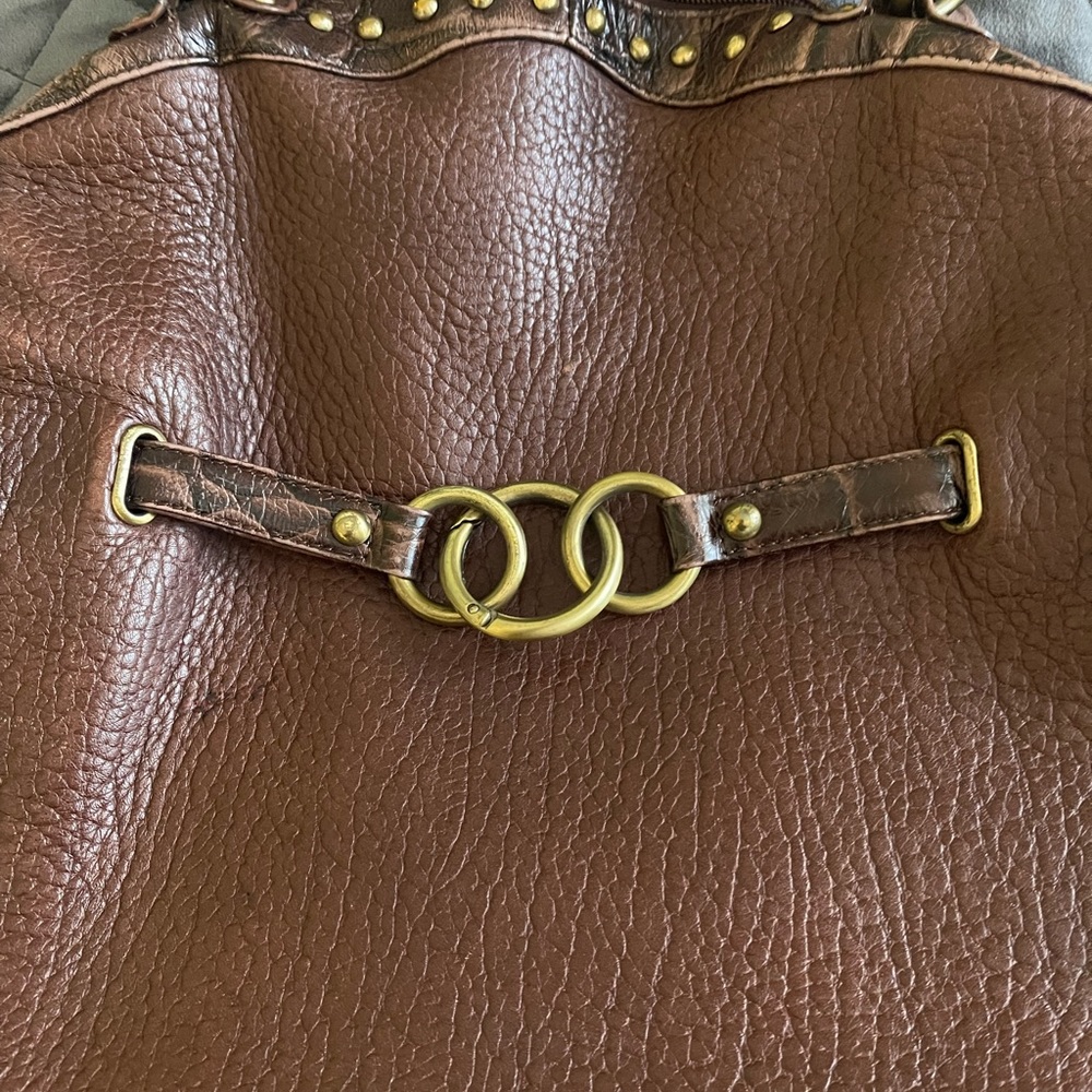 CODICE brown leather bag - Picture 6 of 10